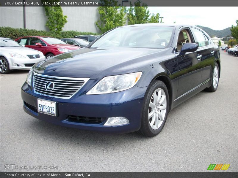 Black Sapphire Pearl / Cashmere 2007 Lexus LS 460