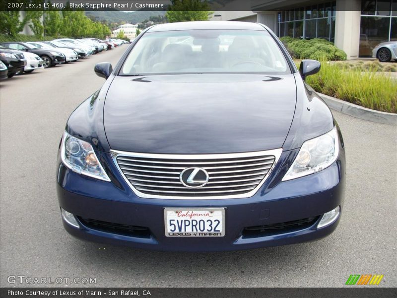 Black Sapphire Pearl / Cashmere 2007 Lexus LS 460
