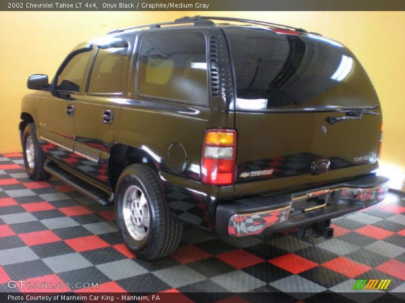 Onyx Black / Graphite/Medium Gray 2002 Chevrolet Tahoe LT 4x4