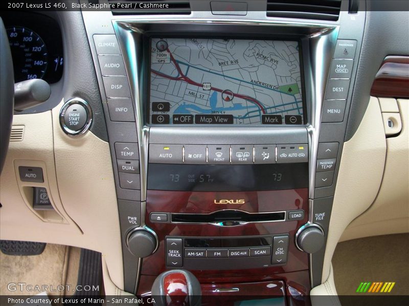 Black Sapphire Pearl / Cashmere 2007 Lexus LS 460