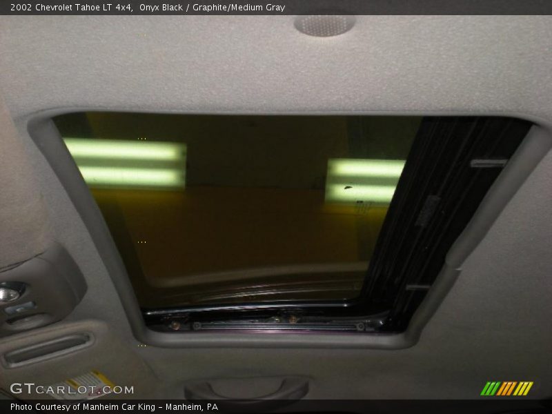 Onyx Black / Graphite/Medium Gray 2002 Chevrolet Tahoe LT 4x4