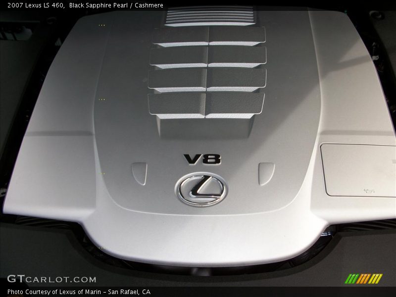 Black Sapphire Pearl / Cashmere 2007 Lexus LS 460