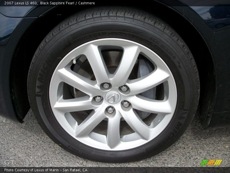 Black Sapphire Pearl / Cashmere 2007 Lexus LS 460