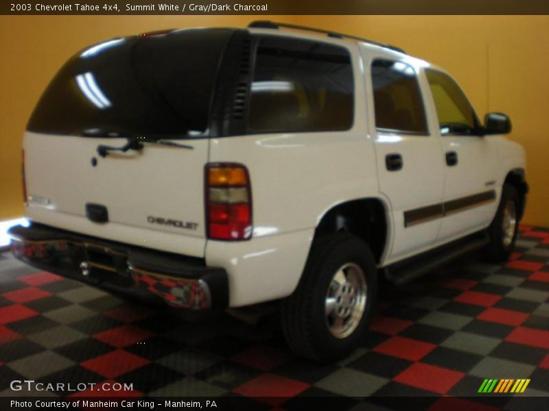 Summit White / Gray/Dark Charcoal 2003 Chevrolet Tahoe 4x4