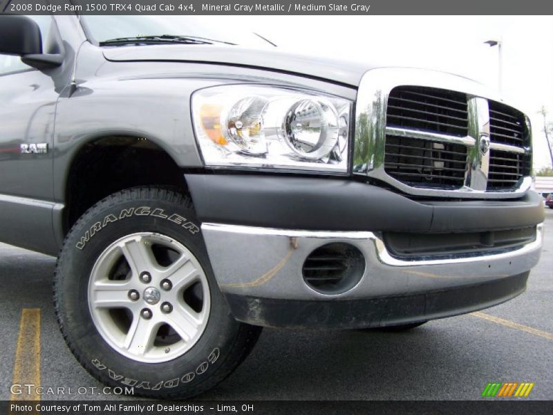 Mineral Gray Metallic / Medium Slate Gray 2008 Dodge Ram 1500 TRX4 Quad Cab 4x4