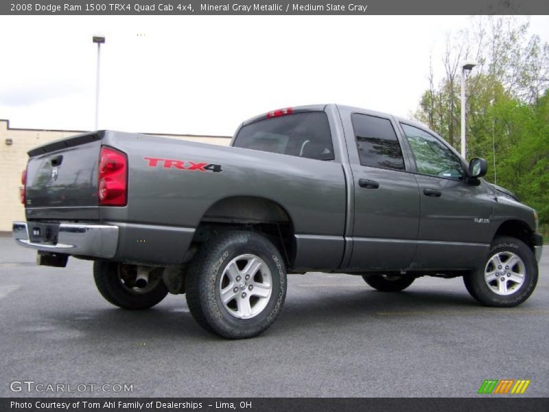 Mineral Gray Metallic / Medium Slate Gray 2008 Dodge Ram 1500 TRX4 Quad Cab 4x4