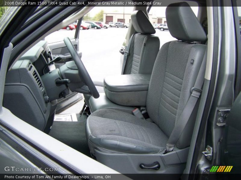 Mineral Gray Metallic / Medium Slate Gray 2008 Dodge Ram 1500 TRX4 Quad Cab 4x4