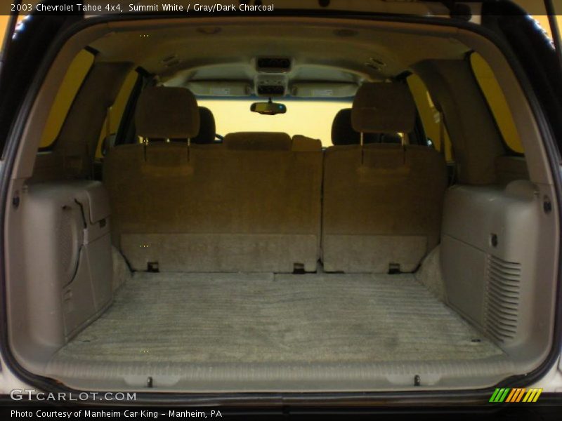 Summit White / Gray/Dark Charcoal 2003 Chevrolet Tahoe 4x4