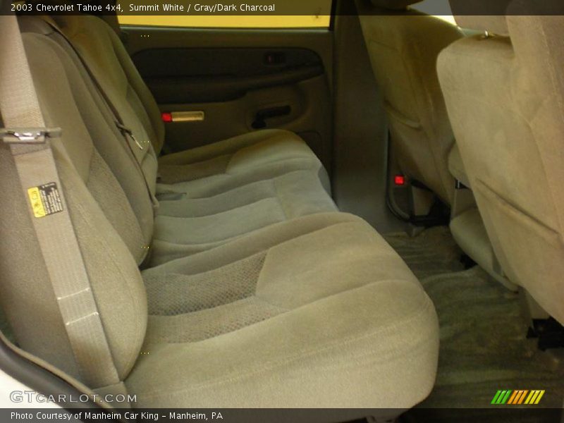 Summit White / Gray/Dark Charcoal 2003 Chevrolet Tahoe 4x4