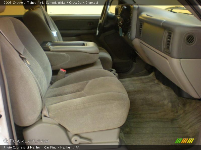 Summit White / Gray/Dark Charcoal 2003 Chevrolet Tahoe 4x4