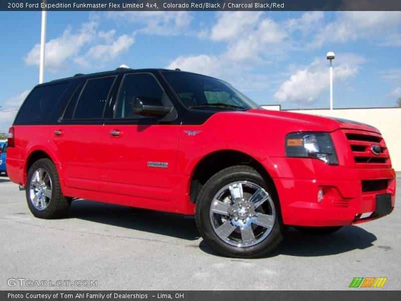 Colorado Red/Black / Charcoal Black/Red 2008 Ford Expedition Funkmaster Flex Limited 4x4