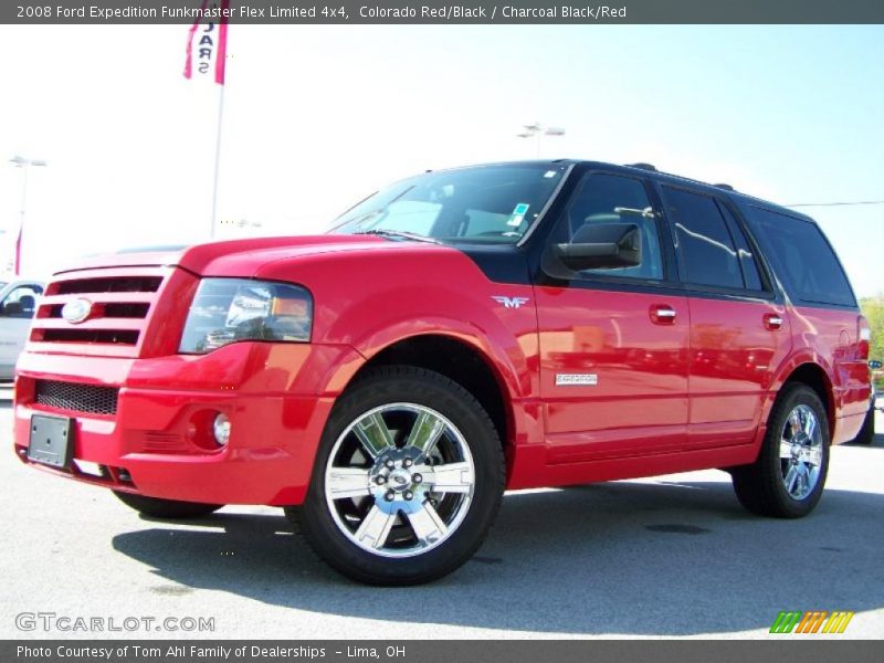 Colorado Red/Black / Charcoal Black/Red 2008 Ford Expedition Funkmaster Flex Limited 4x4