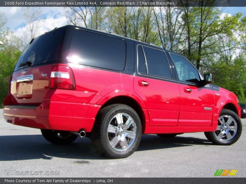 Colorado Red/Black / Charcoal Black/Red 2008 Ford Expedition Funkmaster Flex Limited 4x4