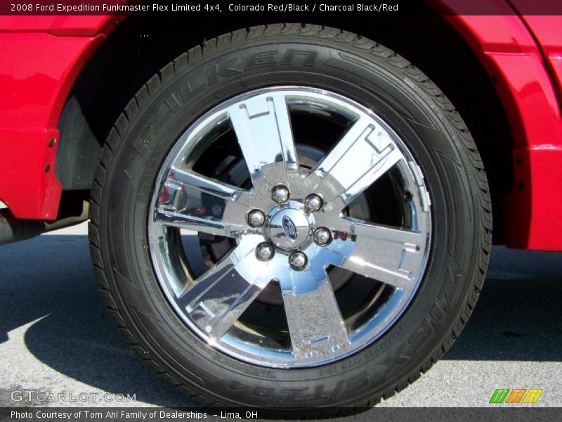 Colorado Red/Black / Charcoal Black/Red 2008 Ford Expedition Funkmaster Flex Limited 4x4