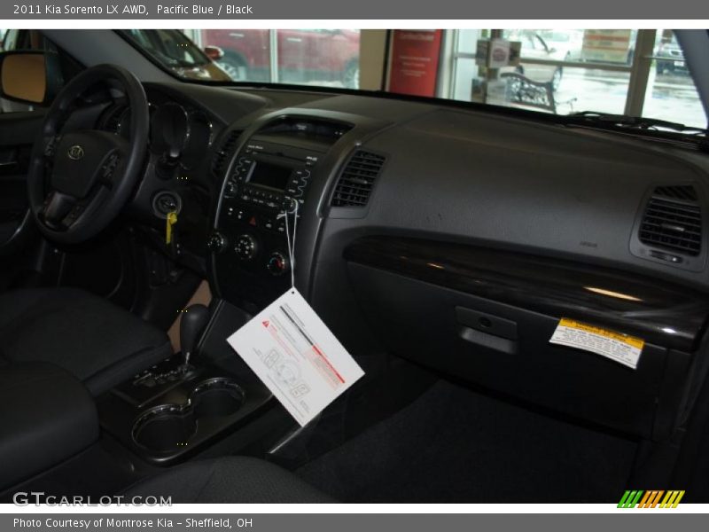 Pacific Blue / Black 2011 Kia Sorento LX AWD