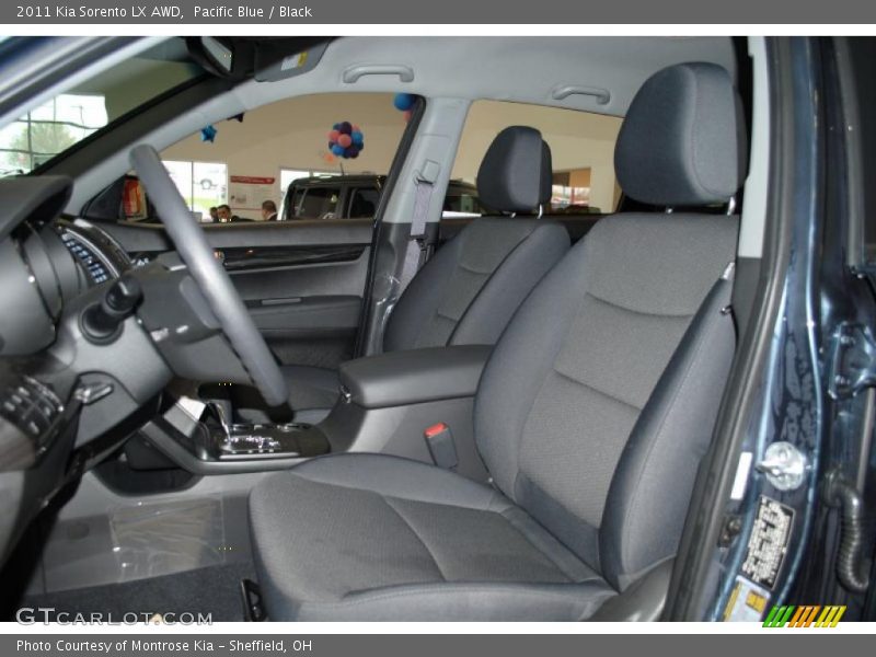 Pacific Blue / Black 2011 Kia Sorento LX AWD