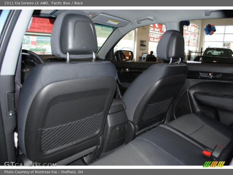 Pacific Blue / Black 2011 Kia Sorento LX AWD