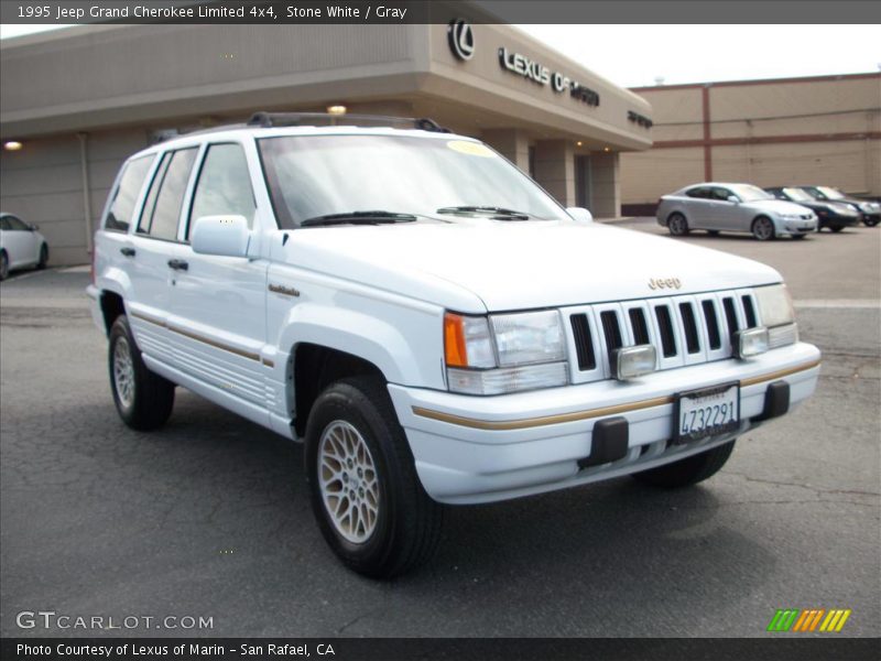 Stone White / Gray 1995 Jeep Grand Cherokee Limited 4x4