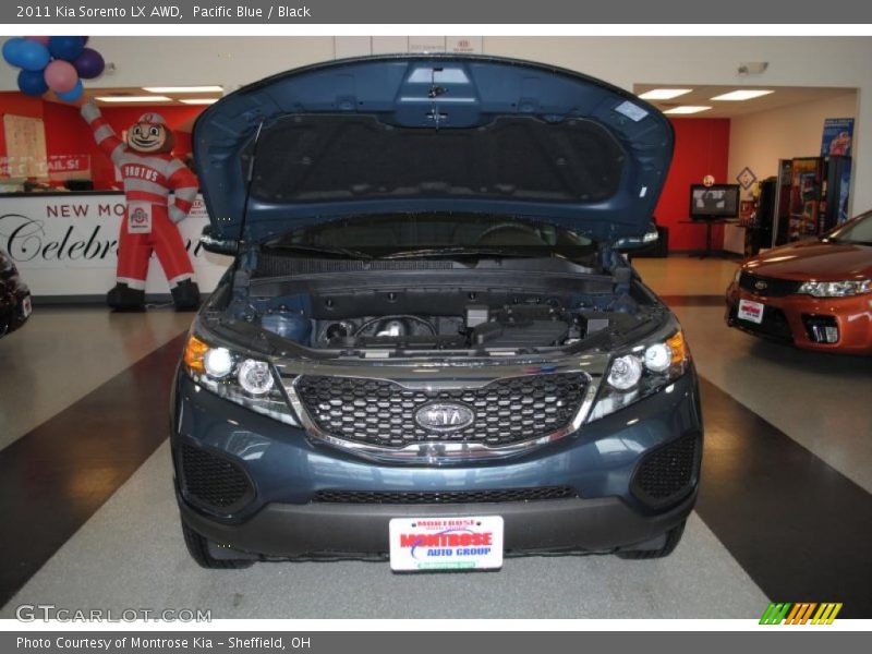 Pacific Blue / Black 2011 Kia Sorento LX AWD