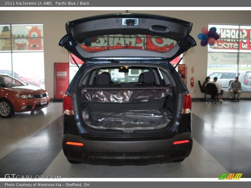 Pacific Blue / Black 2011 Kia Sorento LX AWD
