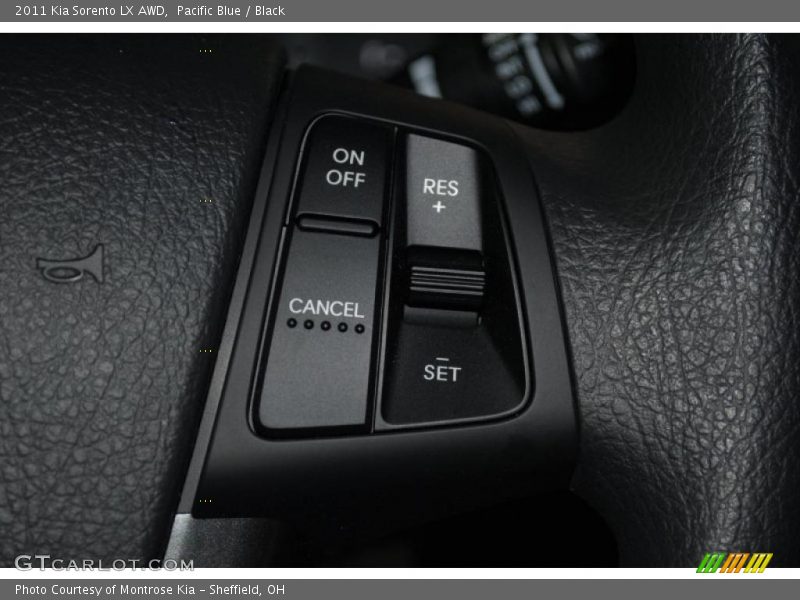 Pacific Blue / Black 2011 Kia Sorento LX AWD