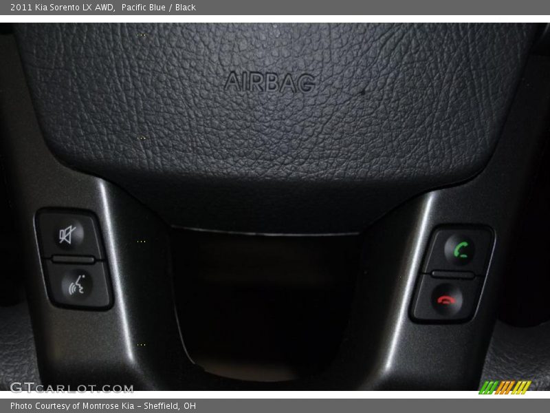 Pacific Blue / Black 2011 Kia Sorento LX AWD