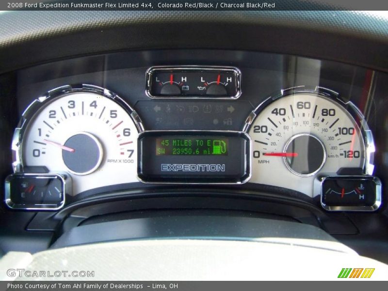 Colorado Red/Black / Charcoal Black/Red 2008 Ford Expedition Funkmaster Flex Limited 4x4