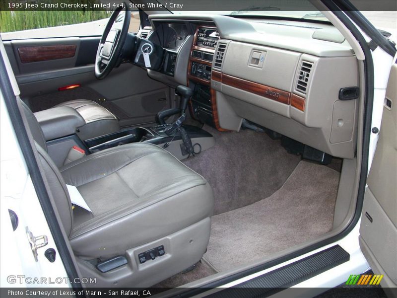 Stone White / Gray 1995 Jeep Grand Cherokee Limited 4x4