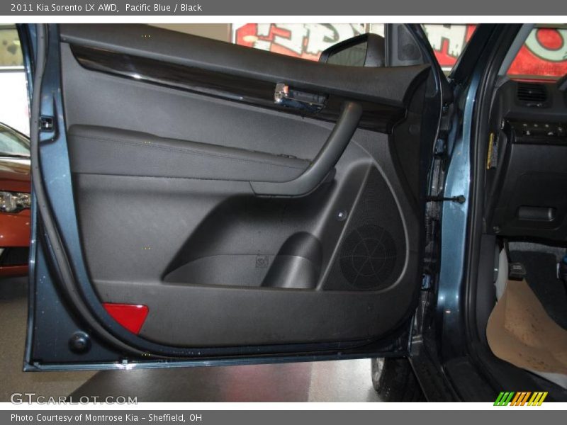Pacific Blue / Black 2011 Kia Sorento LX AWD