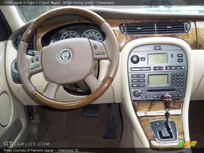 British Racing Green / Champagne 2005 Jaguar X-Type 3.0 Sport Wagon