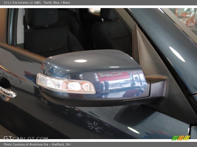 Pacific Blue / Black 2011 Kia Sorento LX AWD