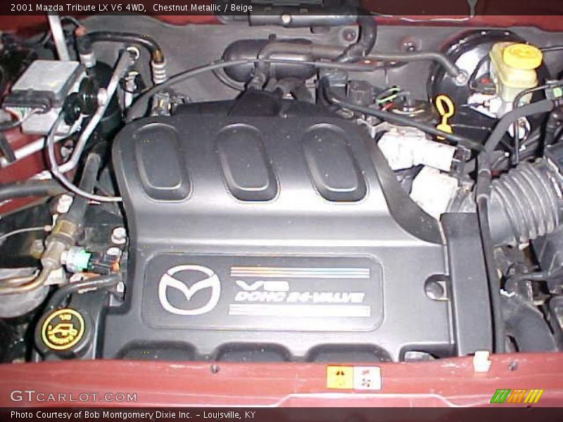Chestnut Metallic / Beige 2001 Mazda Tribute LX V6 4WD