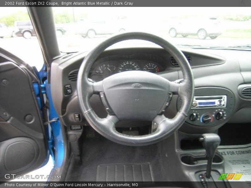 Bright Atlantic Blue Metallic / Dark Gray 2002 Ford Escort ZX2 Coupe