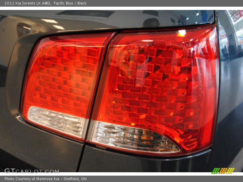 Pacific Blue / Black 2011 Kia Sorento LX AWD