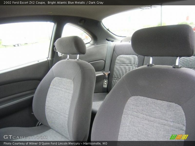Bright Atlantic Blue Metallic / Dark Gray 2002 Ford Escort ZX2 Coupe
