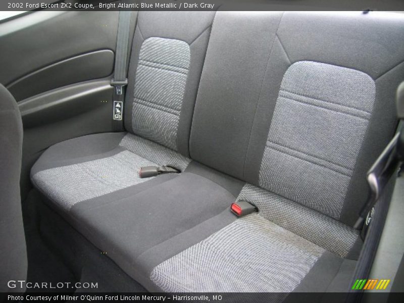 Bright Atlantic Blue Metallic / Dark Gray 2002 Ford Escort ZX2 Coupe