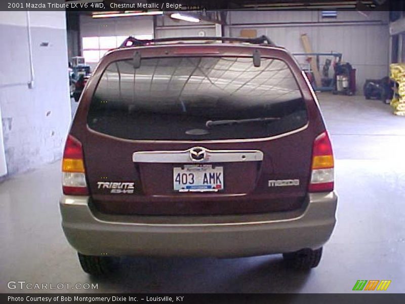 Chestnut Metallic / Beige 2001 Mazda Tribute LX V6 4WD