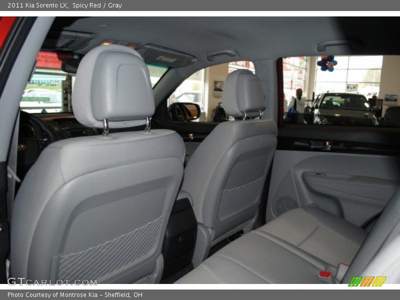 Spicy Red / Gray 2011 Kia Sorento LX