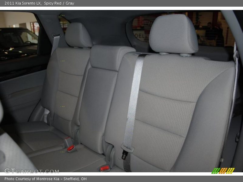 Spicy Red / Gray 2011 Kia Sorento LX