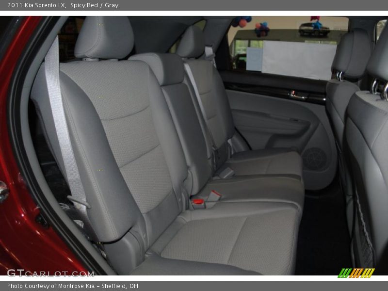 Spicy Red / Gray 2011 Kia Sorento LX