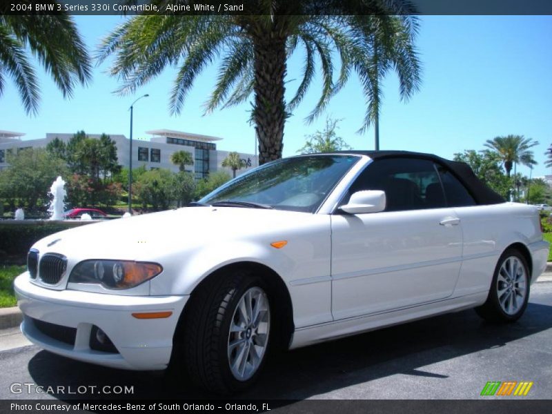 Alpine White / Sand 2004 BMW 3 Series 330i Convertible