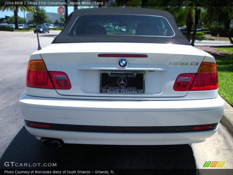 Alpine White / Sand 2004 BMW 3 Series 330i Convertible