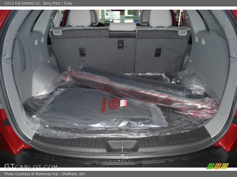 Spicy Red / Gray 2011 Kia Sorento LX