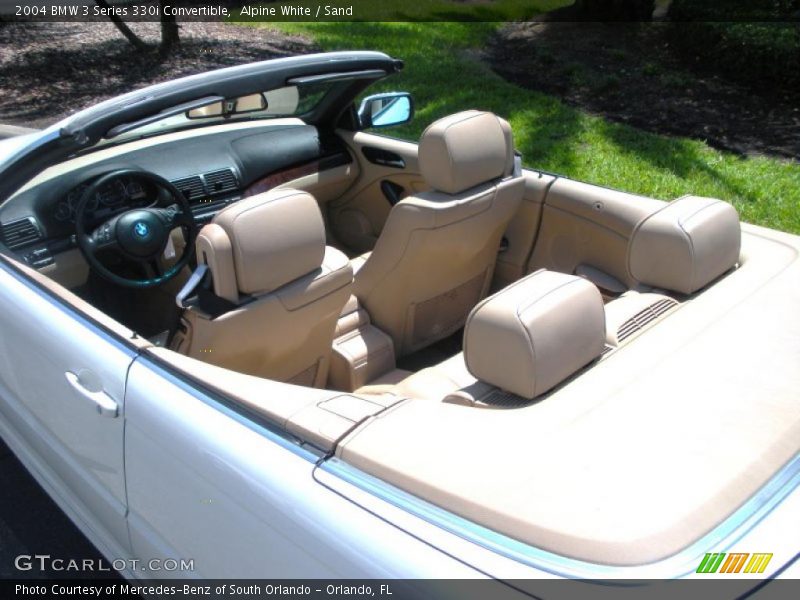 Alpine White / Sand 2004 BMW 3 Series 330i Convertible