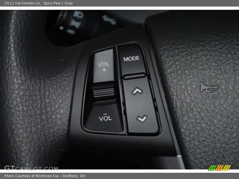 Spicy Red / Gray 2011 Kia Sorento LX