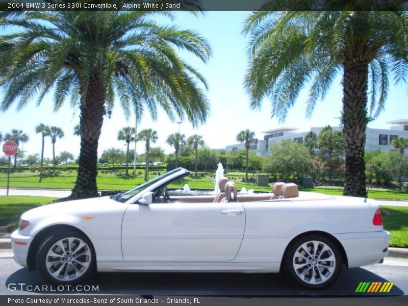 Alpine White / Sand 2004 BMW 3 Series 330i Convertible