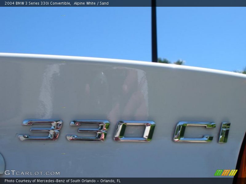 Alpine White / Sand 2004 BMW 3 Series 330i Convertible