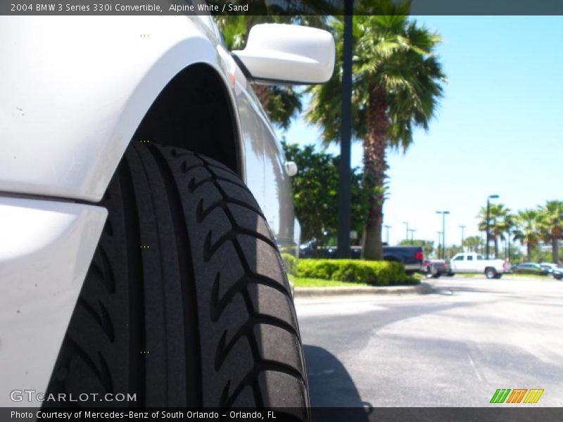 Alpine White / Sand 2004 BMW 3 Series 330i Convertible