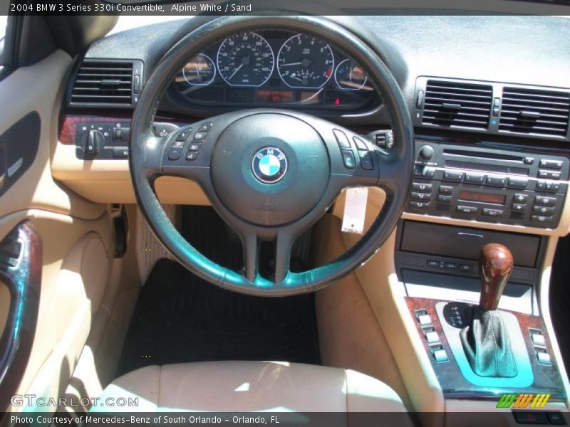 Alpine White / Sand 2004 BMW 3 Series 330i Convertible