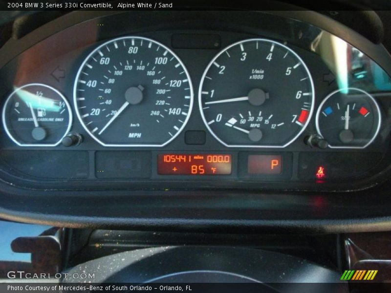 Alpine White / Sand 2004 BMW 3 Series 330i Convertible